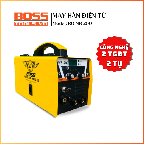 Máy hàn điện tử BOSS MIG & Que 2 chức năng | Máy hàn BOSS NB-200 1KG & NB-250 5KG |BẢO HÀNH 12 THÁNG