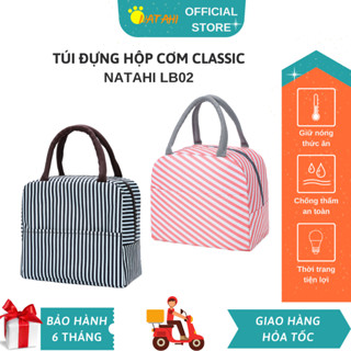  Túi đựng cơm giữ nhiệt văn phòng Classic NATAHI LB02 đựng đồ ăn thực phẩm bình nước làm quà tặng 