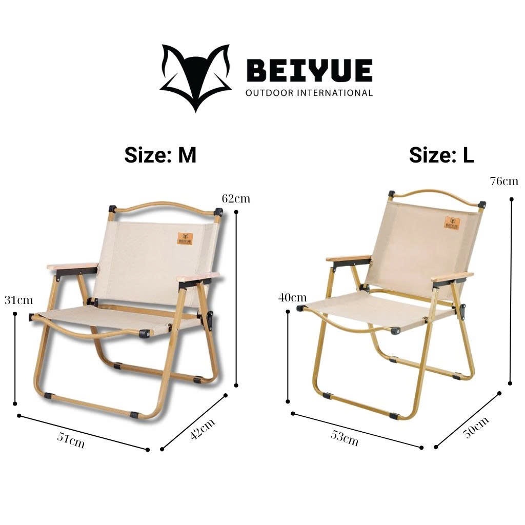 Ghế Gấp Gọn BEIYUE size M – Nhập Khẩu Chính Hãng – Ghế Cafe, Dã Ngoại, Du Lịch – Bảo Hành 60 Ngày | BigBuy360 - bigbuy360.vn