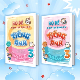 Sách Combo Bộ đề kiểm tra định kỳ Tiếng anh lớp 3 (2 Tập)