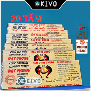 Keo Dính Chuột Siêu Dính ĐẠT PHONG-Tấm Keo Bắt Chuột Hàng VIỆT-Keo Dính Chuột Và Côn Trùng-KIVO