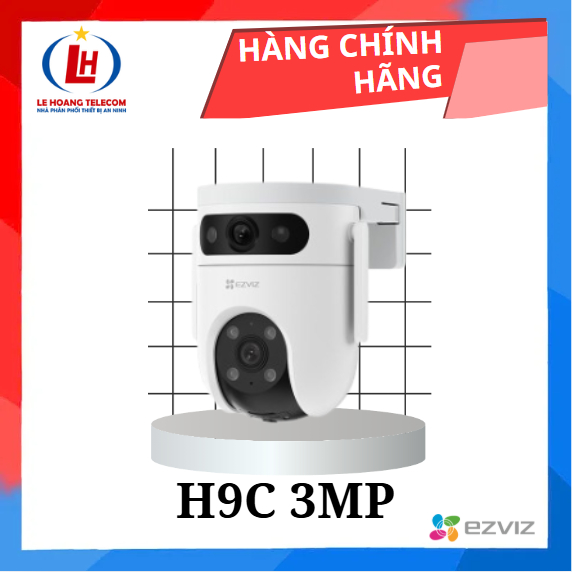 Camera IP WiFi quay quét ống kính kép 3MP EZVIZ H9c 2K