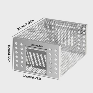 Bẫy chuột, Lồng bắt chuột, Máy bắt chuột tự động chất liệu thép không rỉ sử dụng được lâu dài