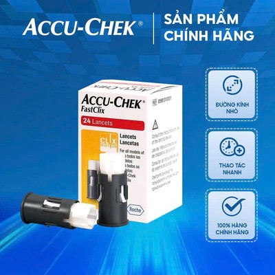 Kim Chích Máu Accu-Chek FastClix dùng Cho Máy Accu-Chek GUIDE - Hộp 24 kim