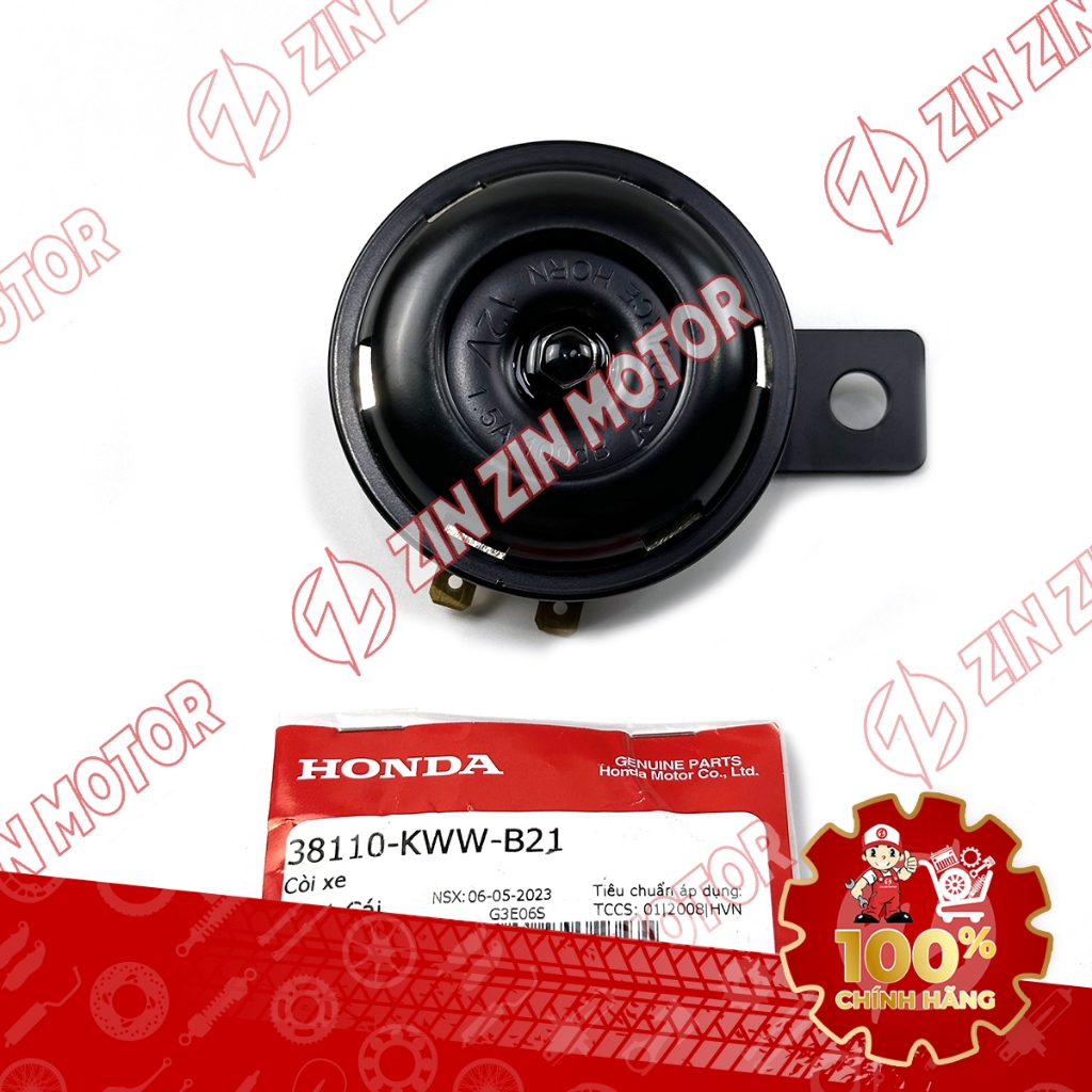Còi, Kèn Xe Wave Blade 110 2017 - 2025 38110-KWW-B21 Chính Hãng - ZZM
