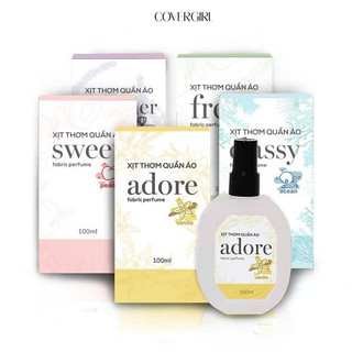 COVEGRIRL - Chai Xịt Thơm Quần Áo Lovenose 100ml Chiết Xuất Tinh Dầu Thiên Nhiên, Thơm Mát Khử Mùi Hôi