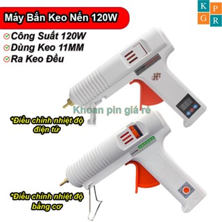 Súng bắn keo nến 11mm 120W chỉnh nhiệt độ 110-220°C