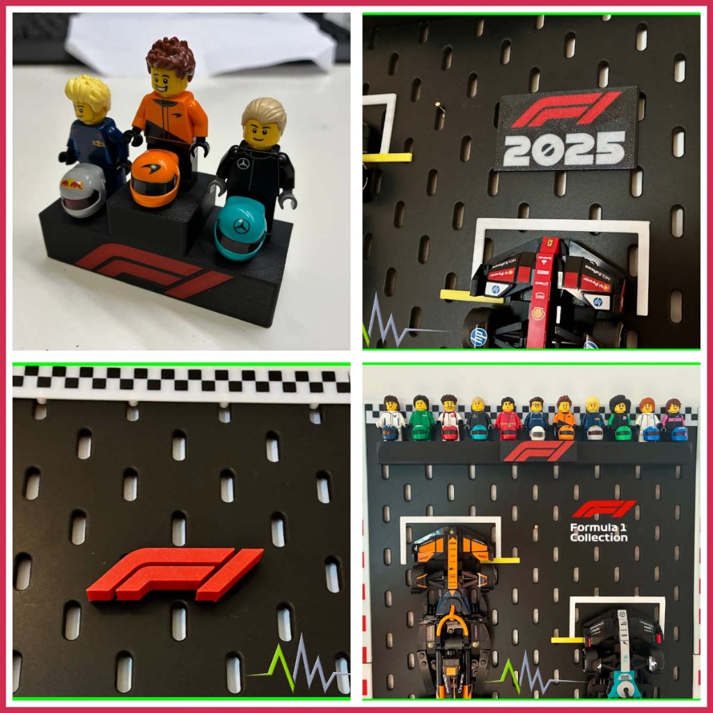 Đồ Trưng Bày cho bảng Skadis cho xe đua Speed ​​Champions F1