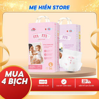 [Combo 4 Bịch] Tã Bỉm Momo Diamond Chính Hãng, Bỉm Tả Dán/Quần Momo Hồng Đủ Size