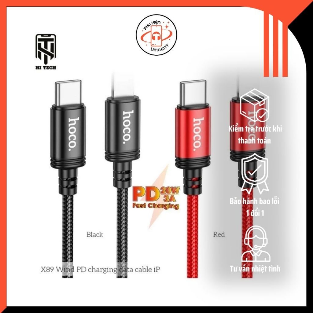 Dây Sạc Nhanh Hoco  X89 PD20W