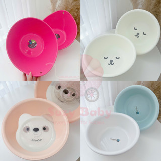 Chậu rửa mặt gấu panda trong suốt, chậu kháng khuẩn siêu xinh