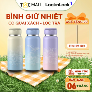  Bình Giữ Nhiệt LocknLock Sling Ring Nature Tumbler Có Quai Xách Cute 650ML LHC4321-4322 T2C Mall 
