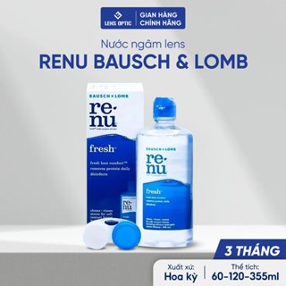 Nước ngâm rửa lens kính áp tròng Renu BAUSCH LOMB chính hãng cho mắt nhạy cảm Lens Optic