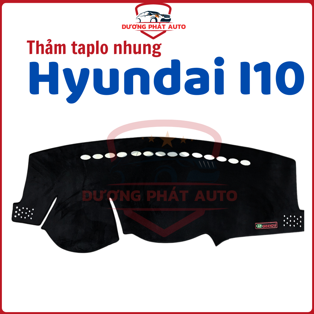 Thảm taplo nhung Hyundai Grand I10 2021- 2023