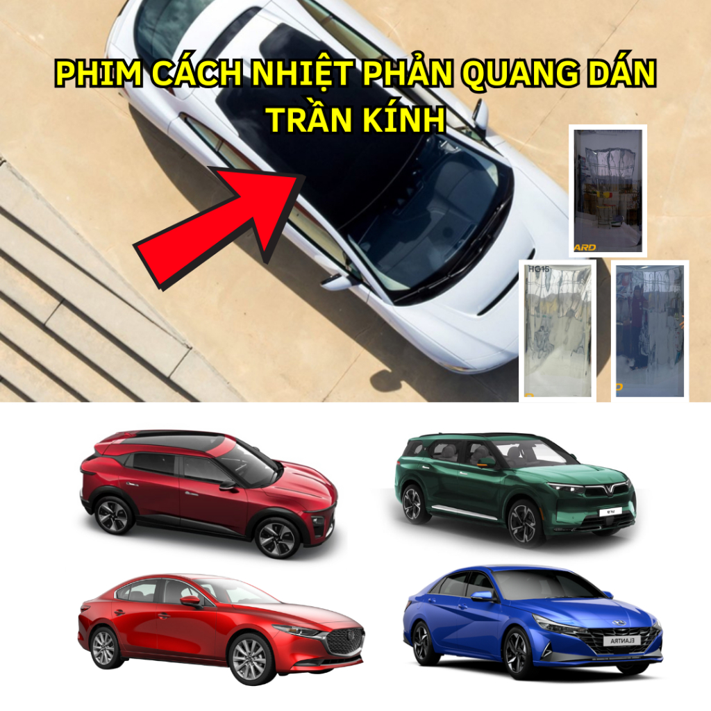 Phim cách nhiệt Phản quang dán TRẦN KÍNH