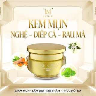 Kem Mụn Nghệ Diếp Cá Rau Má LUMIN Giúp Dưỡng Da, Hỗ Trợ Giảm Mụn, Góp Phần Làm Mờ Các Vết Thâm Do Mụn 15g
