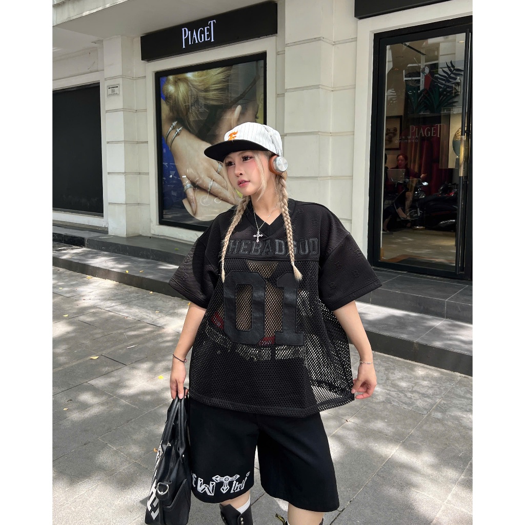 Áo Thun Lưới Nam Nữ The Bad God Brian Jersey Local Brand Form Boxy | BigBuy360 - bigbuy360.vn