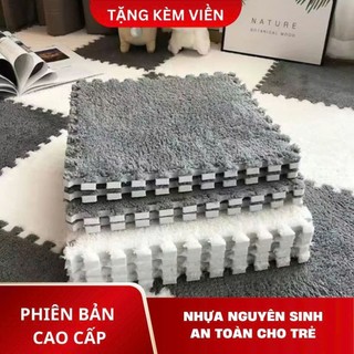  Thảm trải sàn xốp Ghép Lông Nỉ phòng ngủ phòng khách chân giường bàn trang điểm 