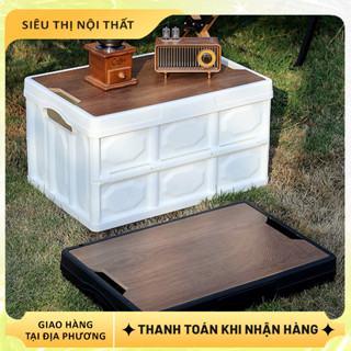 Hộp Nhựa Đựng Đồ Màu Trắng  Hộp Đựng Quần Áo, Sách vở, Đồ Chơi Thùng Nhựa Đựng Đồ Gấp Gọn Tiện Lợi