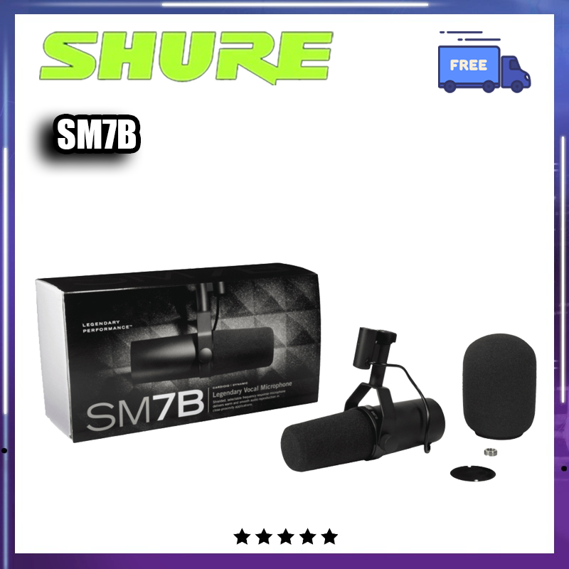 Shure SM7B micro ngưng tụ chuyên nghiệp micro drynamic cho videoke studio podcast vlog