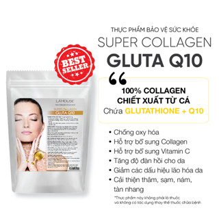Collagen làm giảm nguy cơ lão hóa da Lá House Gluta Q10 (6.5g*30gói)
