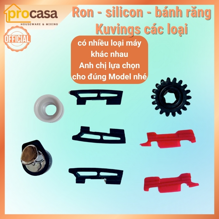 Phụ kiện ron - silicon gạt bã - nắp chặn nước - bánh răng Kuvings C7000 E7000 CS520 CS600 NS-321 621