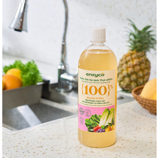 Nước Rửa Rau Quả Cho Bé Enzyco, 100% Enzyme Từ Dứa, Ngâm Rửa Thực Phẩm Ăn Dặm, An Toàn Cho Bé