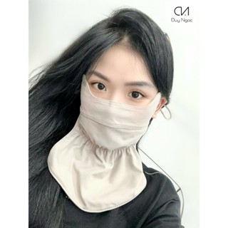 Khẩu trang Vải Yếm che cổ Thun lạnh cao cấp - Duy Ngọc - 4 lớp dày dặn - Chống tia UV tối ưu, mềm mại, thoáng khí (7009)