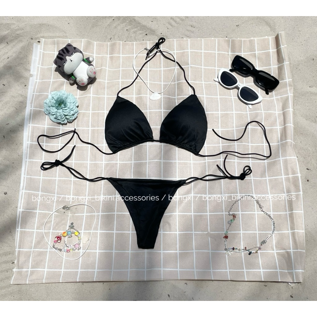 Set Bikini BongXi Beach Mood [Set đen]