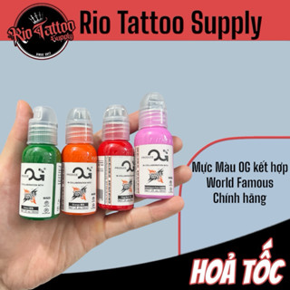 Mực Xăm OG kết hợp hãng Mực World Famous 30ml chính hãng
