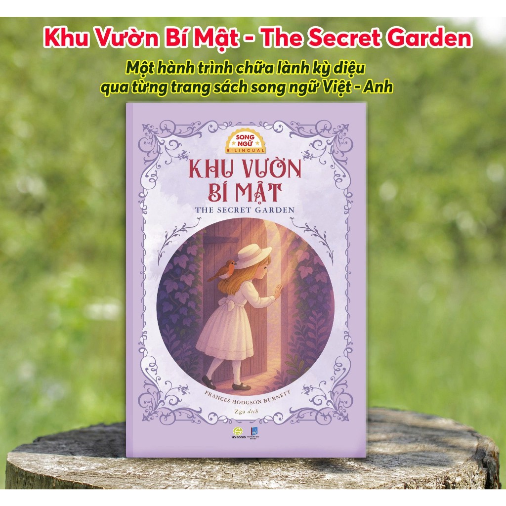Sách – (Sách song ngữ kèm file audio Tiếng Anh) Khu Vườn Bí Mật – HG Books
