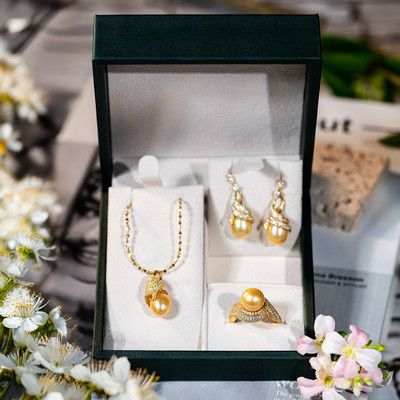 Bộ Trang Sức Bạc Đính Ngọc Trai Hạt Tròn 10ly Sang Trọng - Ngọc Trai Trường Thịnh