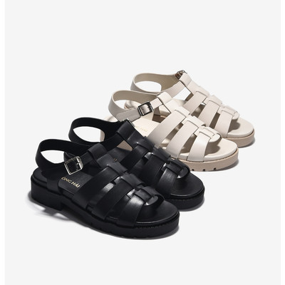 Giày Sandal Đông Hải Quai Song Song Cách Điệu - S32F9