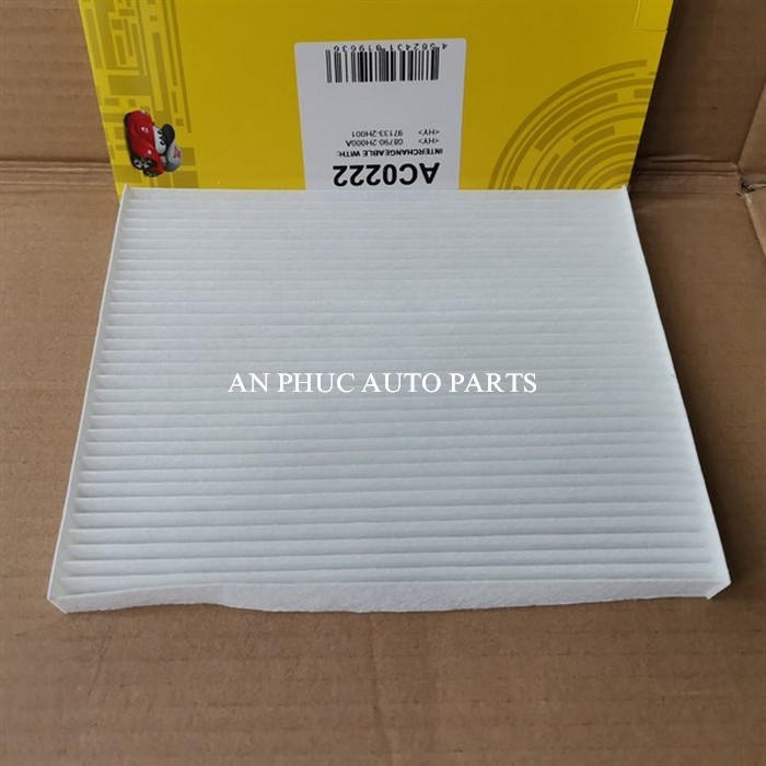 Lọc gió điều hòa/máy lạnh Hyundai i20 2015-2018, i30 2012-2015... hiệu JS Asakashi Nhật AC0222