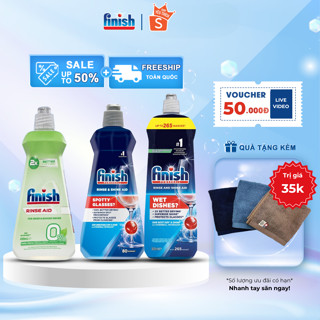 Nước làm bóng Finish size 400ml & 800ml, giúp sáng bóng và tăng khả năng chịu va đập, làm khô nhanh
