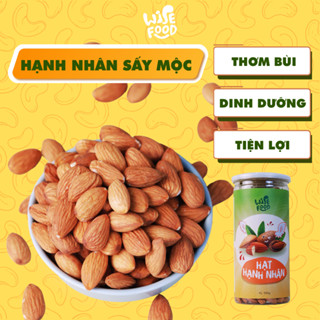 Hạt Hạnh Nhân Sấy Mộc 500g WISE FOOD Tốt Cho Tim Mạch, Cung Cấp Dinh Dưỡng Tốt Cho Bà Bầu