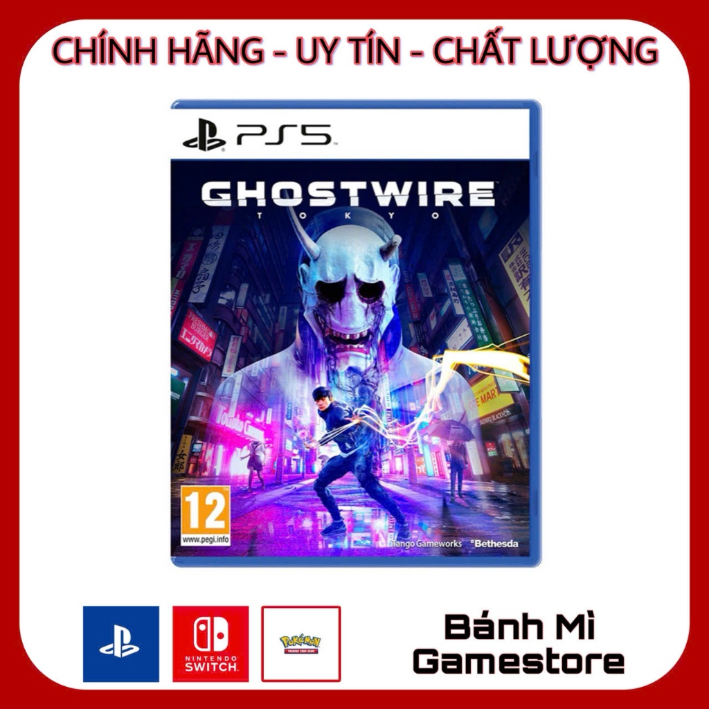 Đĩa game PS5 Ghostwire: Tokyo