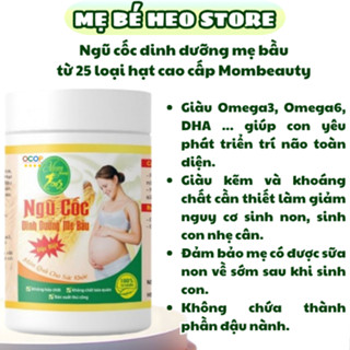  Ngũ cốc cao cấp cho mẹ bà bầu Mombeauty từ 25 loại hạt dinh dưỡng - 500gr 