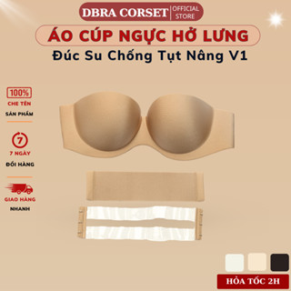  ÁO CÚP NGỰC HỞ LƯNG đệm vừa 2cm Dbra Corset Dây Trong Dây Ngang Chống Tụt AV.50 