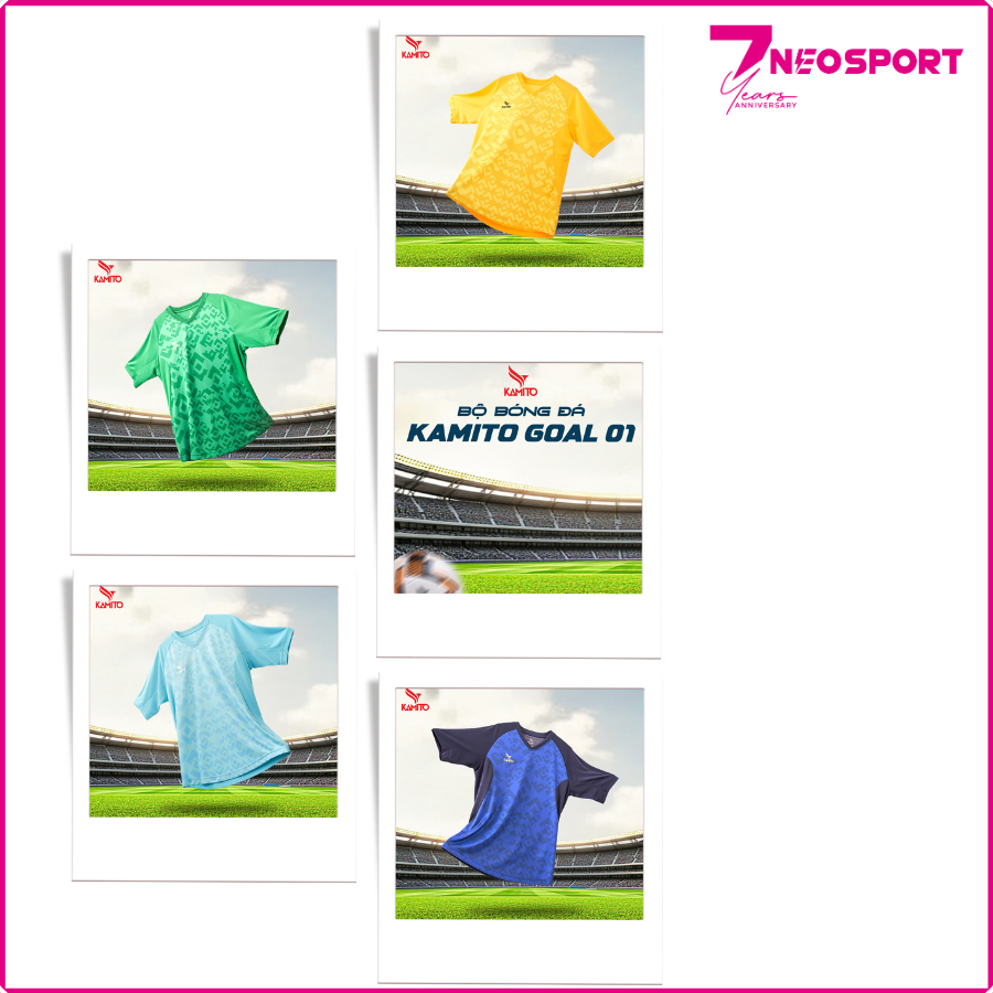 Bộ áo bóng đá chính hãng Kamito GOAL 01