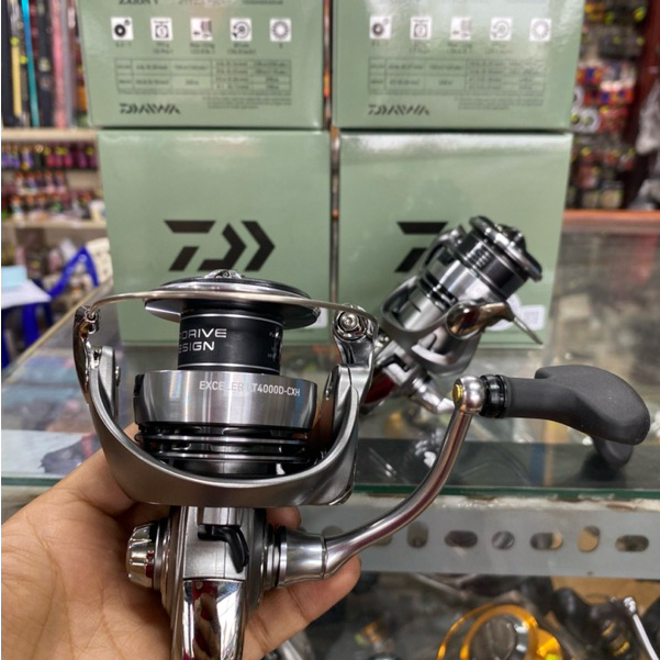 Máy câu Daiwa Exceler LT 2023.-AIRDRIVE chính hãng .máy êm mượt ,nhẹ,khỏe ,bền.thích hợp câu lure,ch