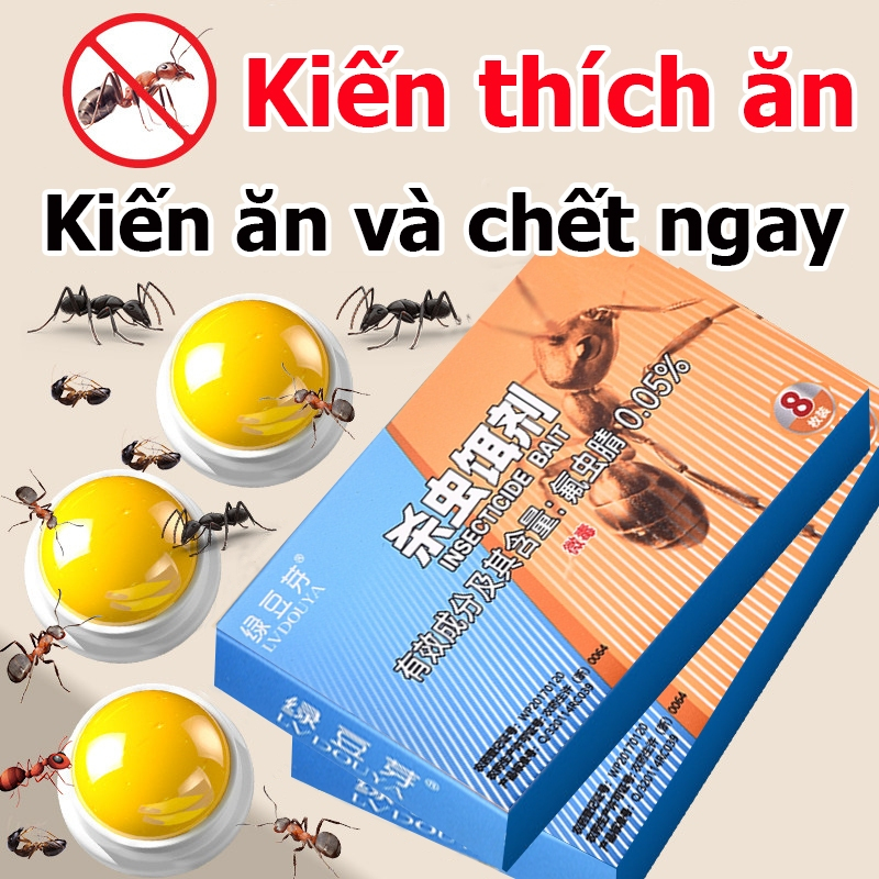 🐜10 năm không có kiến🐜thuốc diệt kiến sinh học,thuốc kiến sinh học，chống kiến （8viên,An toàn cho con người và vật nuôi)