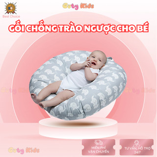 Đệm Chống Trào Ngược Gutykids Cao Cấp, Gối Chống Trào Ngược Chất Liệu Cotton, Giảm Thiểu Tình Trạng Nôn Trớ Sau Ăn