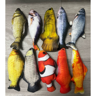   Combo 5 con  Gấu Bông 3D Cá 3D 18cm Thú Bông 3D Cá 3D chó Cho Cún Cưng Của Bạn Giá Siêu Rẻ 