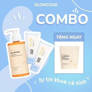  Glowcode Combo 2 kem dưỡng sáng và 1 Dưỡng thể tặng 1 xà phòng hỗ trợ cải thiện trắng da dưỡng ẩm 