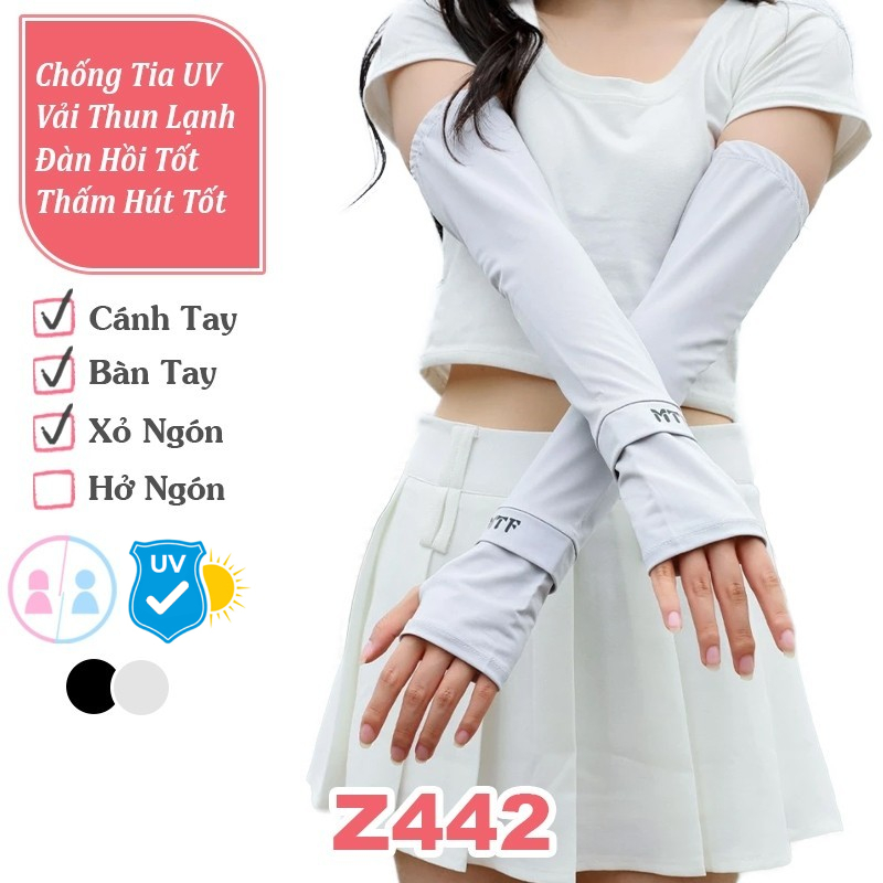 Ống Tay Chống Nắng Vải Thun Lạnh Chống Tia Cực Tím ( Tất Tay Chống Nắng Ngoài Trời Co Giãn Tốt )