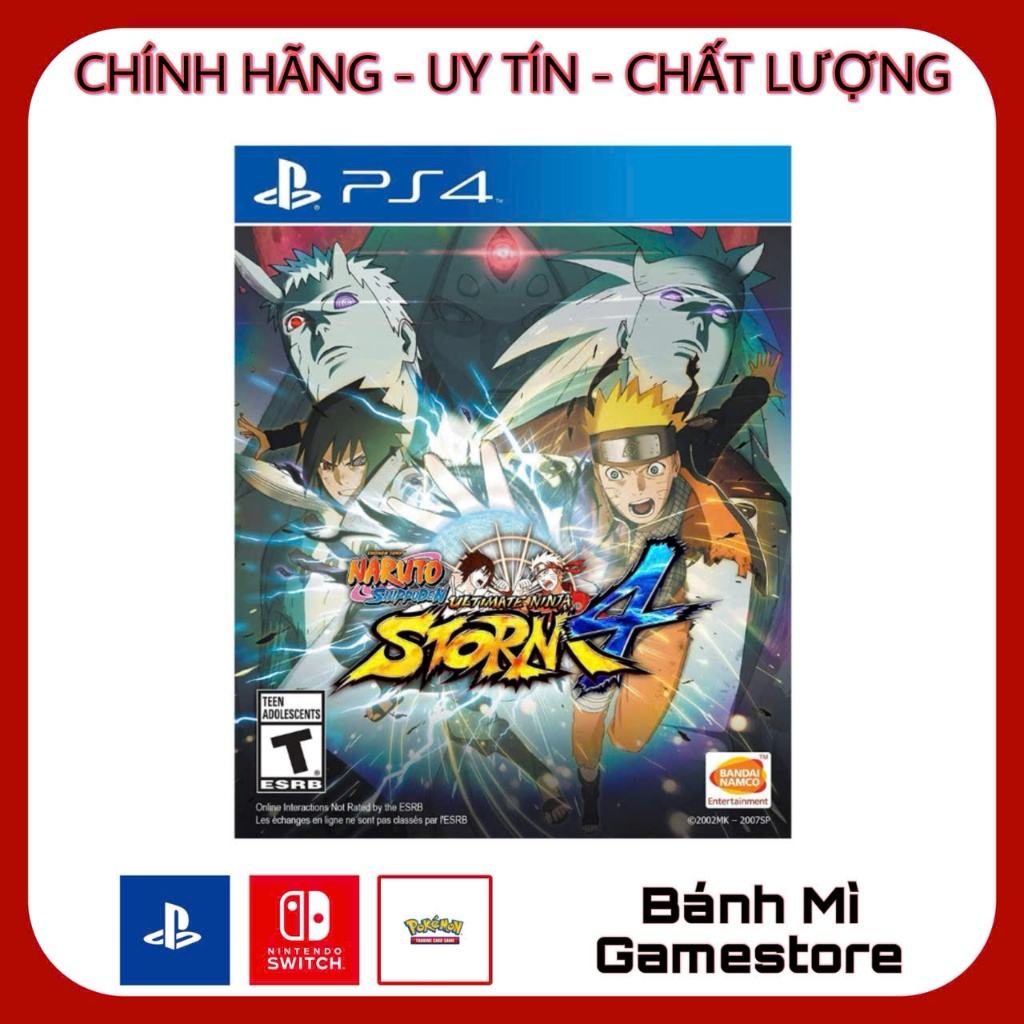 Đĩa game PS4 Naruto Shippuden: Ultimate Ninja Storm 4