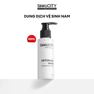 Dung dịch vệ sinh nam giới giảm ngứa, làm sạch & ngăn mùi hiệu quả Men Stay Simplicity Intimate Wash 80ml