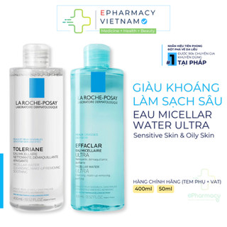  Tẩy Trang LA ROCHE-POSAY Eau Micellar Water Ultra Skin Cho Mọi Loại Da 