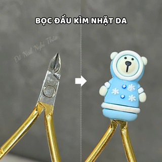 Bọc đầu kìm nhặt da làm nail Nghi Thảo